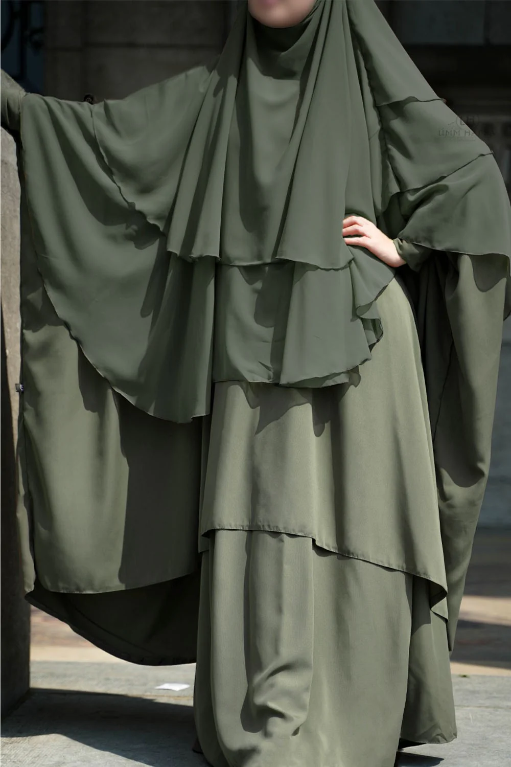 Abaya 2 pièces à clips Umm Hafsa - Image 20