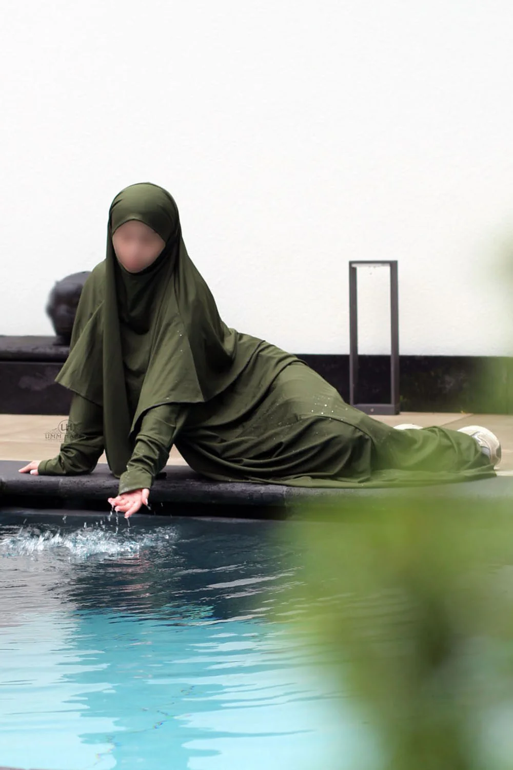 Abaya de Bain 3 Pièces by Umm Hafsa – Élégance & Pudeur à la Plage - Image 3