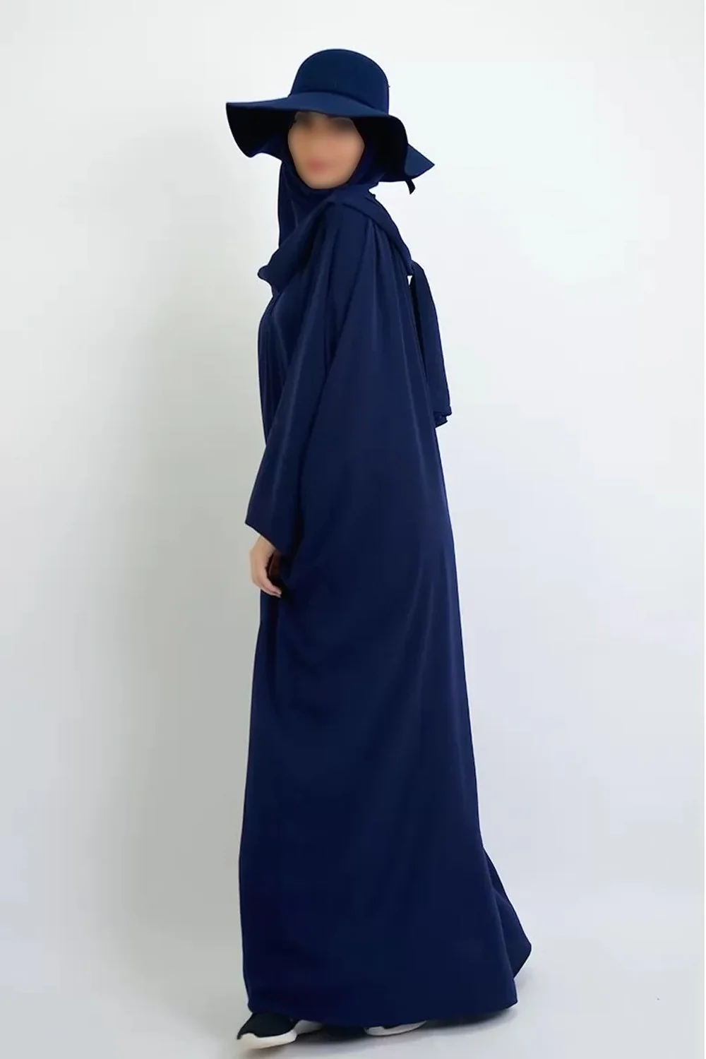 Abaya Jilbab Ajman avec Écharpe – Élégance & Confort | Moultazimoun - Image 3