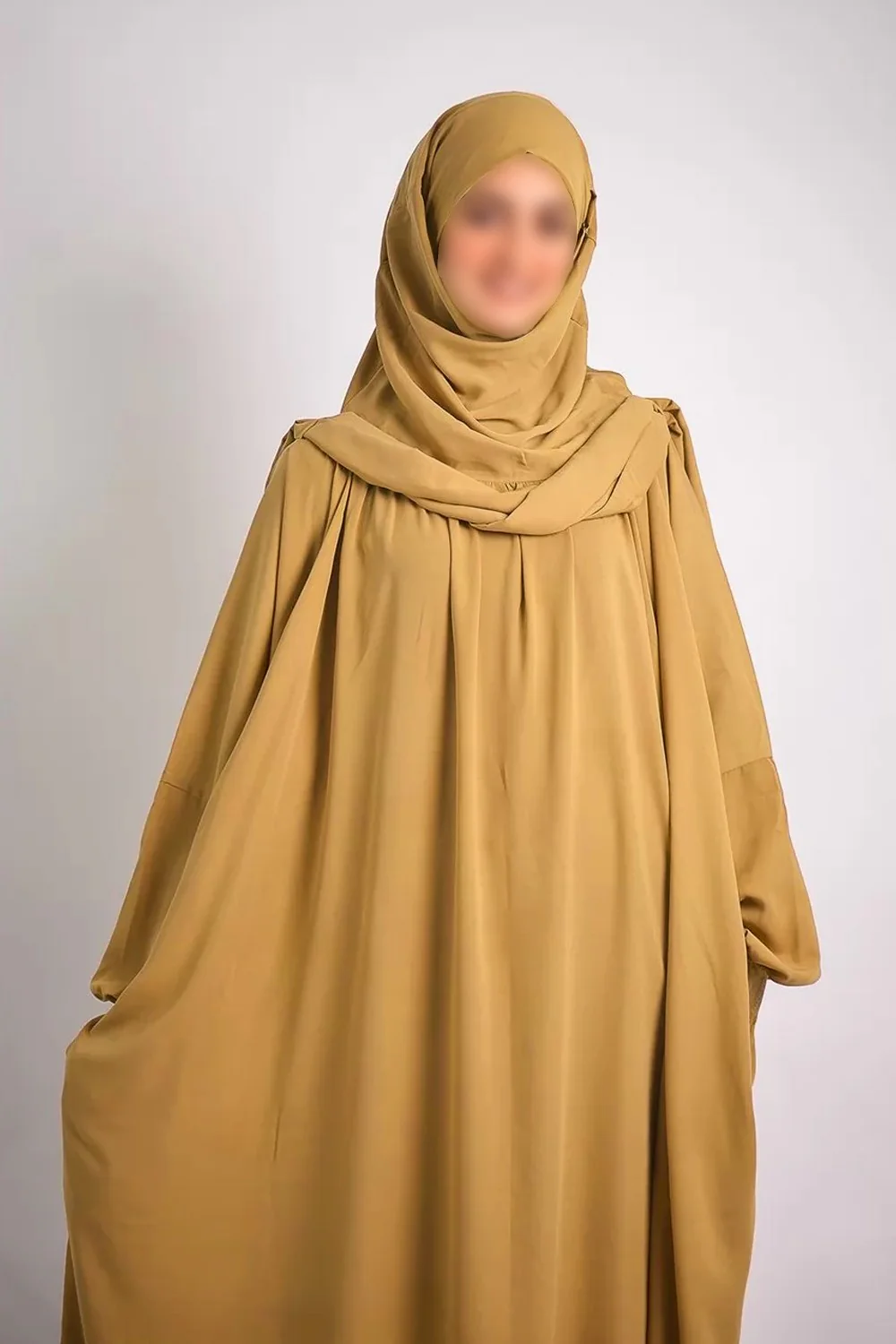 Abaya Jilbab Ajman avec Écharpe – Élégance & Confort | Moultazimoun - Image 7