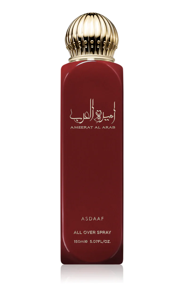 All Over Spray Ameerat Al Arab Asdaaf spray corporel pour femme 150ml - Lattafa Dubaï - Image 2
