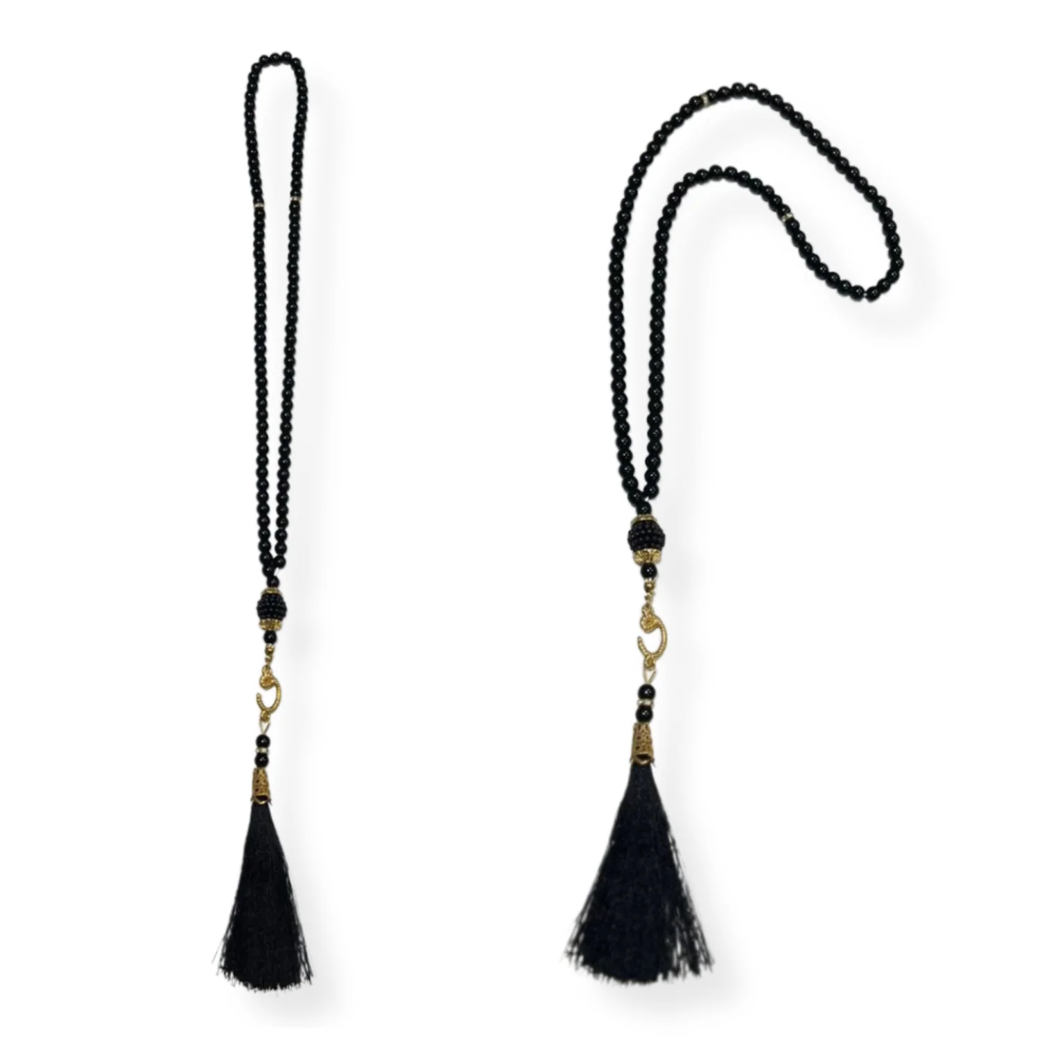 Coffret cadeau élégant Pochette en tissu Tapis de prière & Tasbih (chapelet) Sajada en Velours de Luxe - Image 4