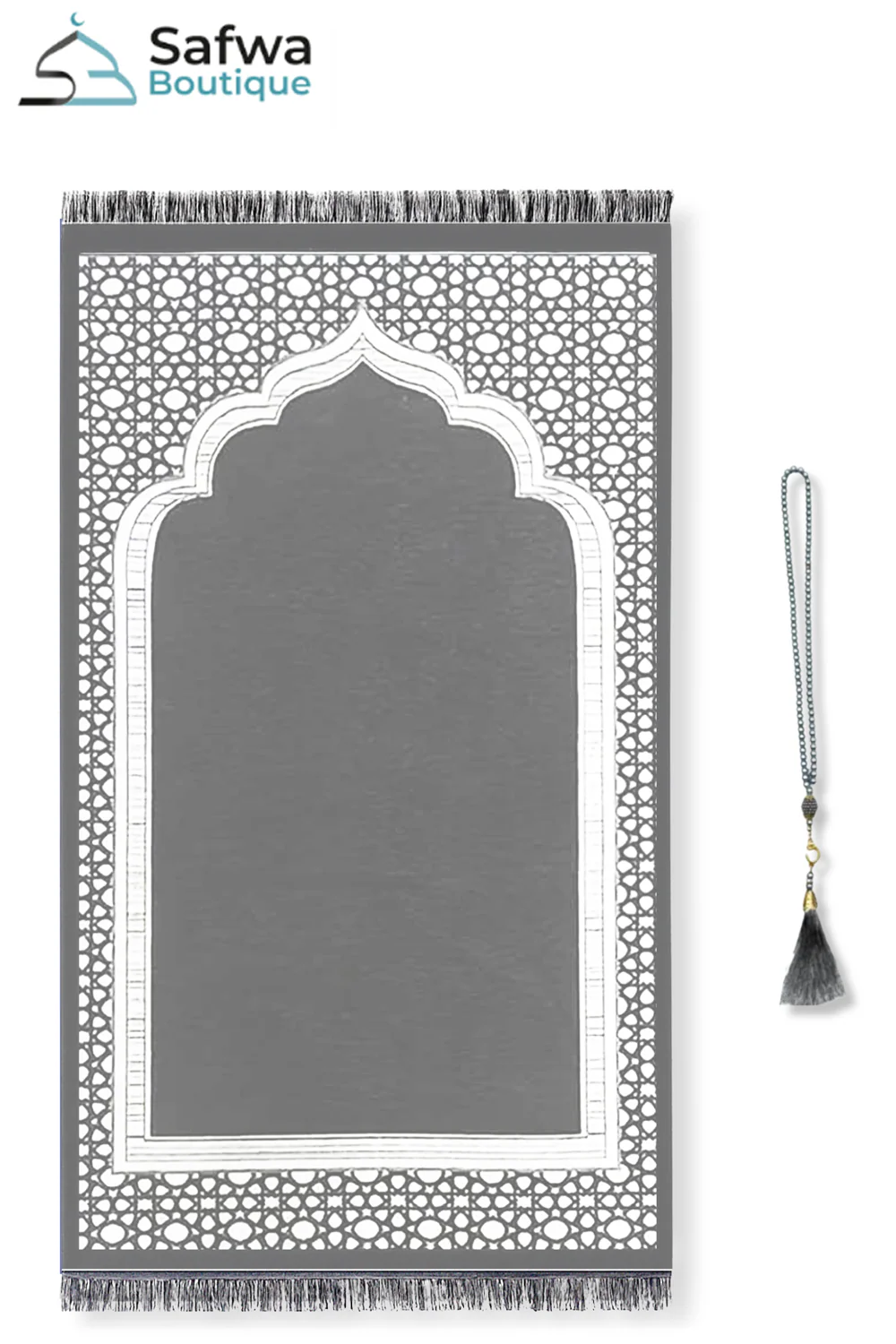 Coffret Cadeau Transparent Élégant – Tapis de Prière & Chapelet (Tasbih) | Muslim Box - Image 10