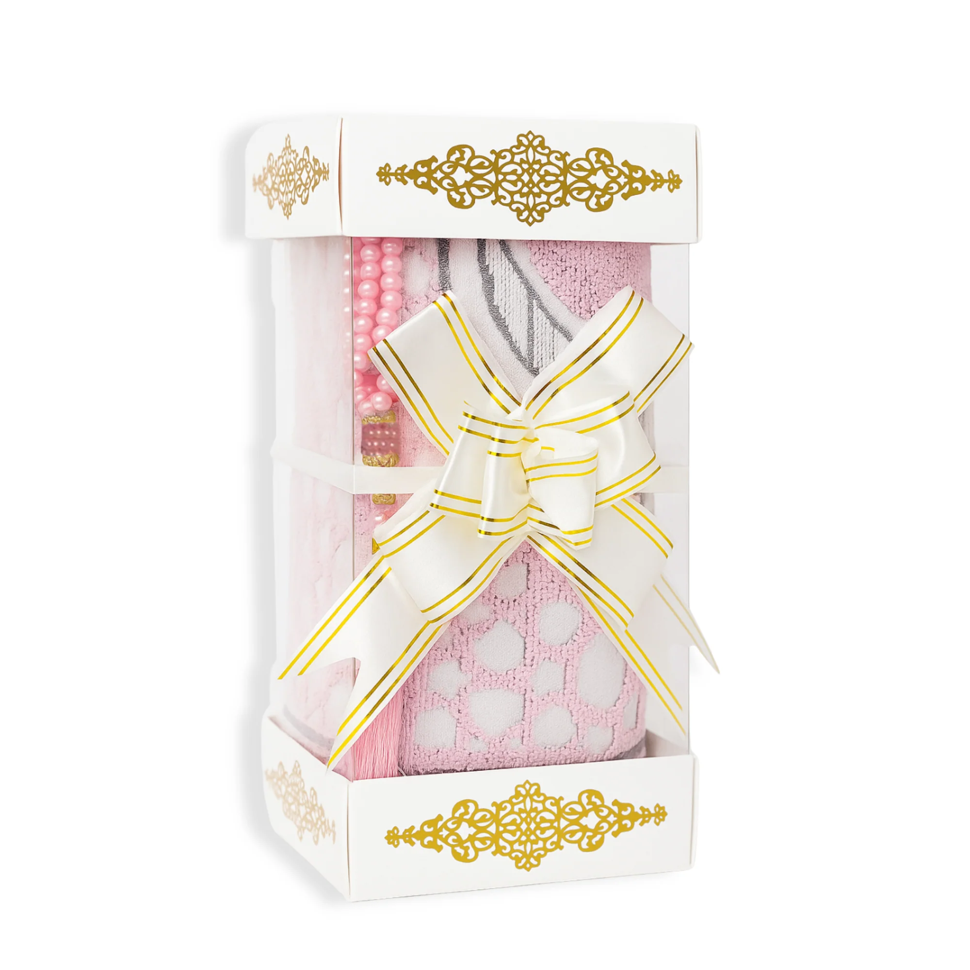 Coffret Cadeau Transparent Élégant – Tapis de Prière & Chapelet (Tasbih) | Muslim Box - Image 22