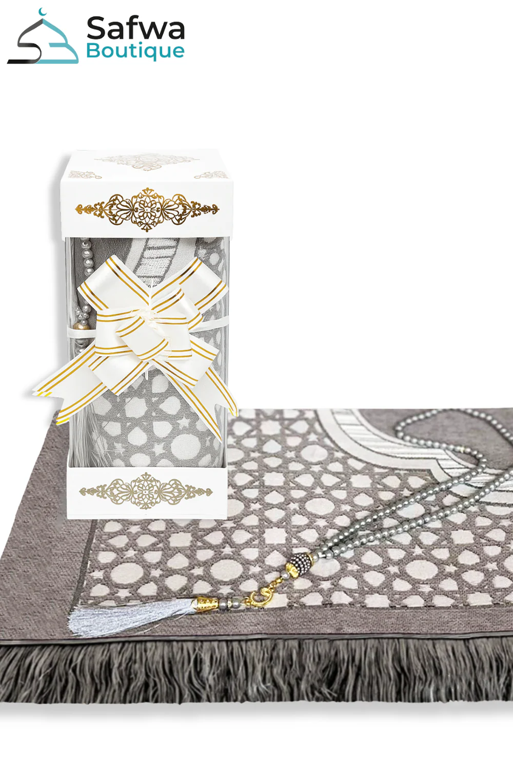 Coffret Cadeau Transparent Élégant – Tapis de Prière & Chapelet (Tasbih) | Muslim Box - Image 26