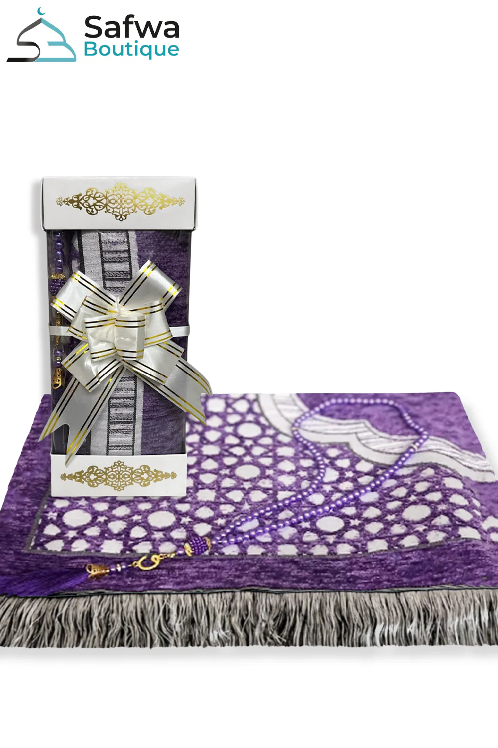 Coffret Cadeau Transparent Élégant – Tapis de Prière & Chapelet (Tasbih) | Muslim Box - Image 32