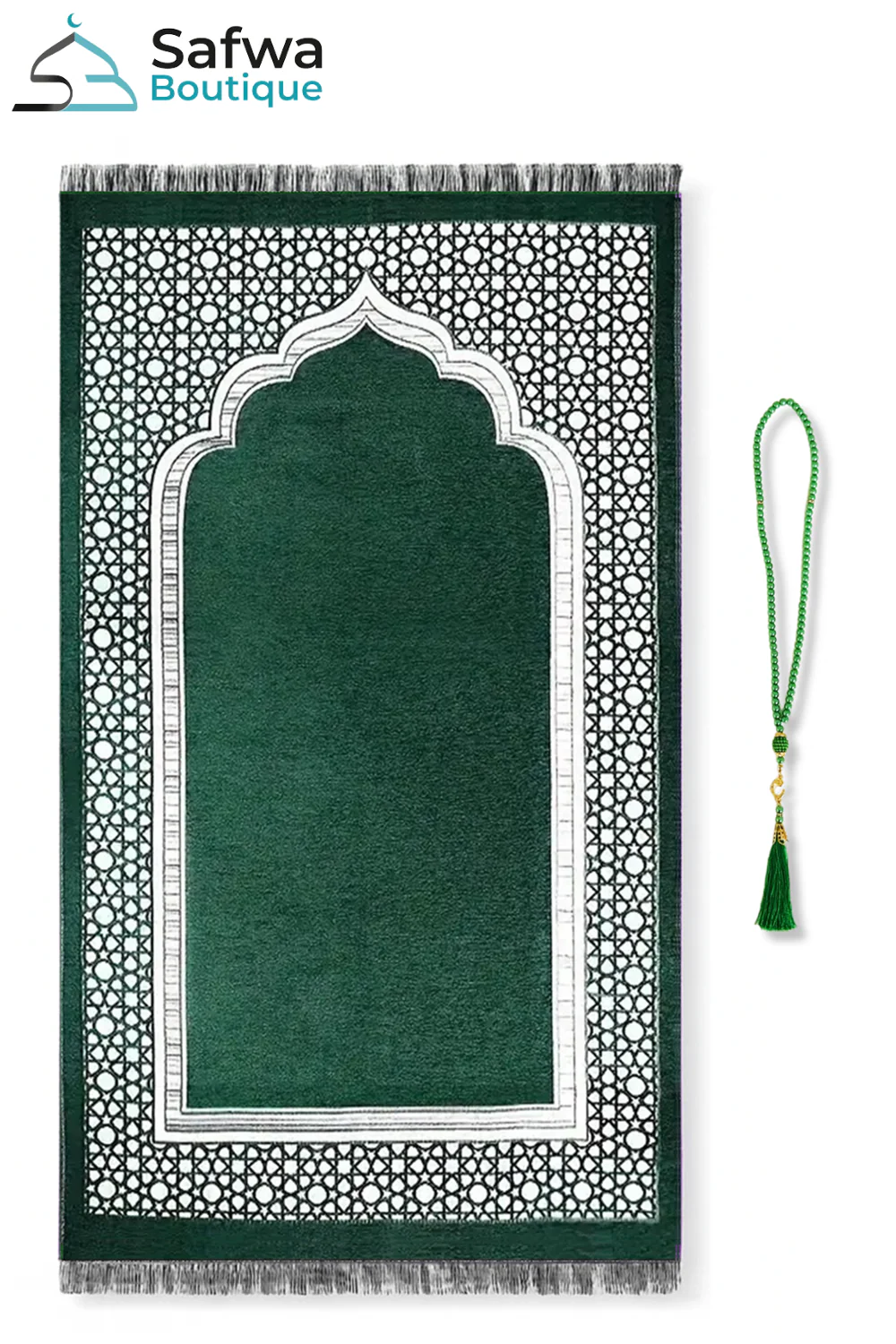 Coffret Cadeau Transparent Élégant – Tapis de Prière & Chapelet (Tasbih) | Muslim Box - Image 39
