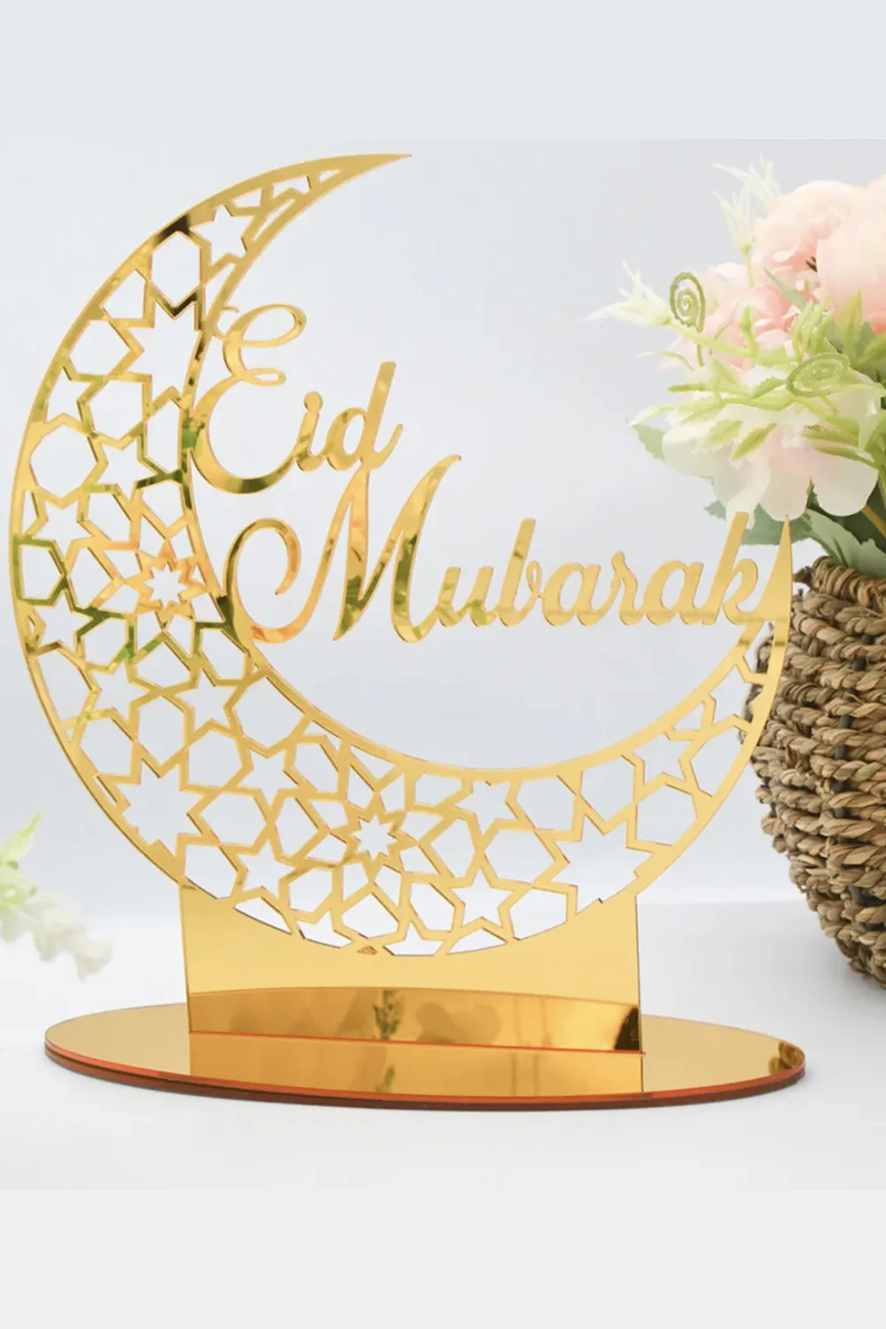 Décoration de table islamique en acrylique - Eid Mubarak 2025 - Image 3