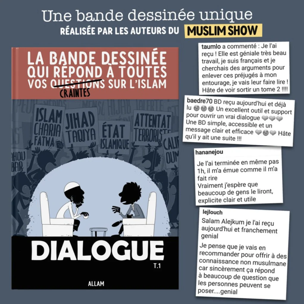 Dialogue - Tome 1 : La BD qui répond à toutes vos craintes sur l'islam - Bdouin Éditions - Image 2