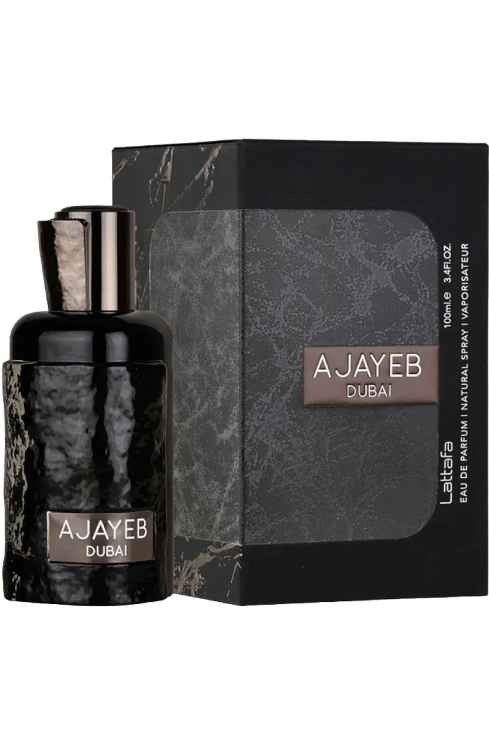 Eau de Parfum Ajayeb Dubaï Black 100mL - Lattafa Perfumes Dubaï