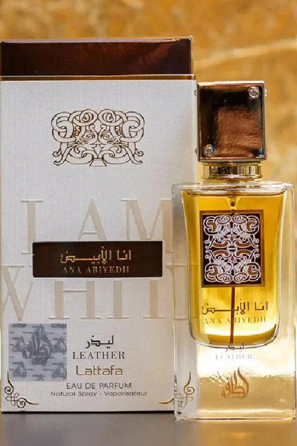 Eau de Parfum Ana Abiyedh Leather Lattafa 60mL - Lattafa Perfumes Dubaï - Image 4