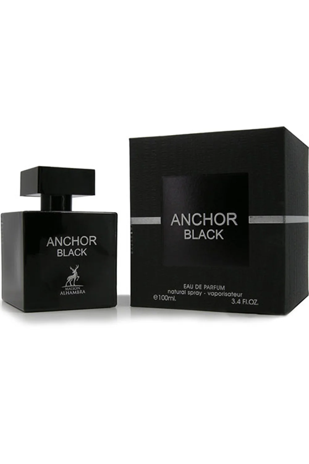 Eau de Parfum Anchor Black ALHAMBRA 100mL - Maison Alhambra Perfumes Dubaï