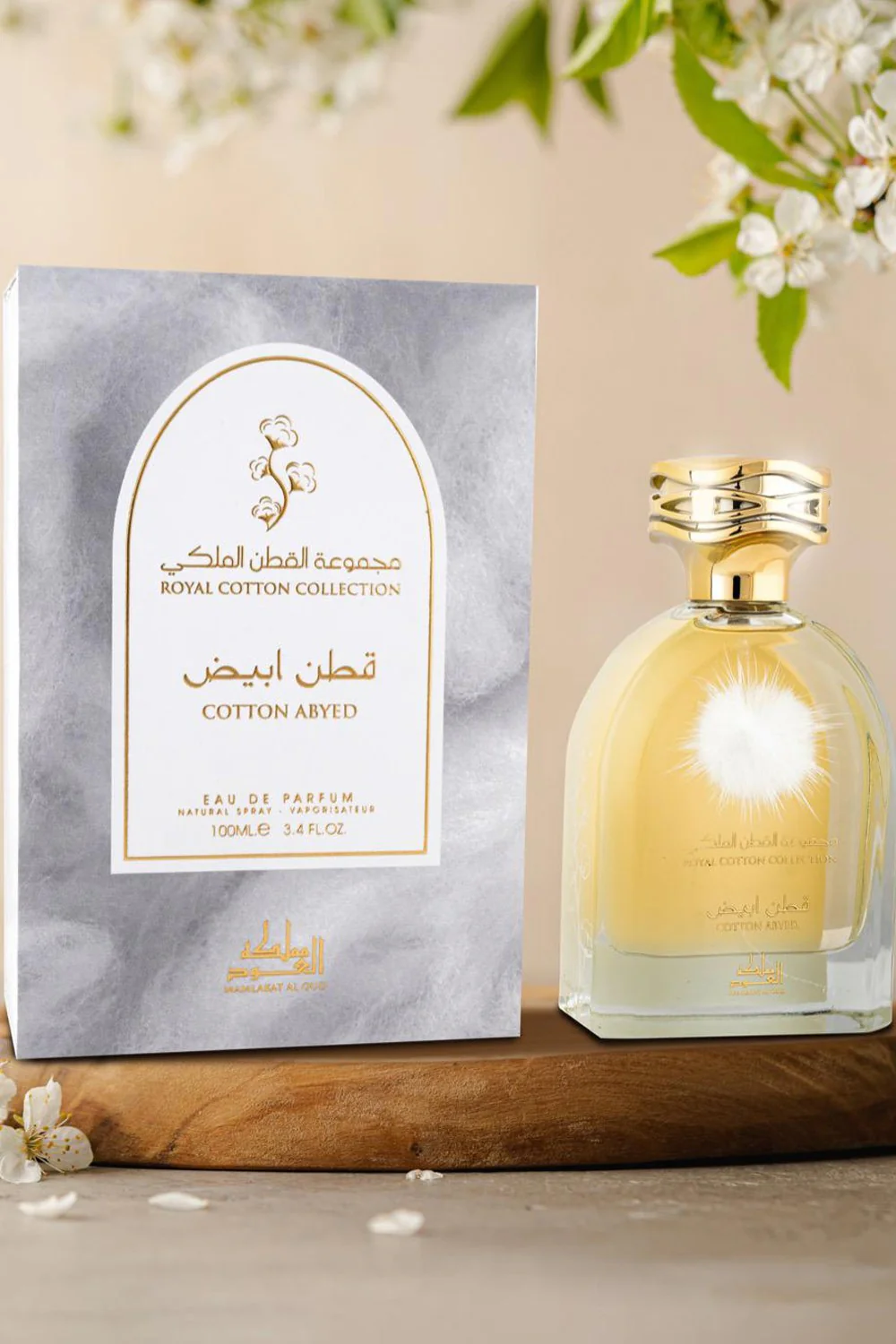 Eau de Parfum Cotton Abyed 100ml - Mamlakat Al Oud Perfumes Dubaï