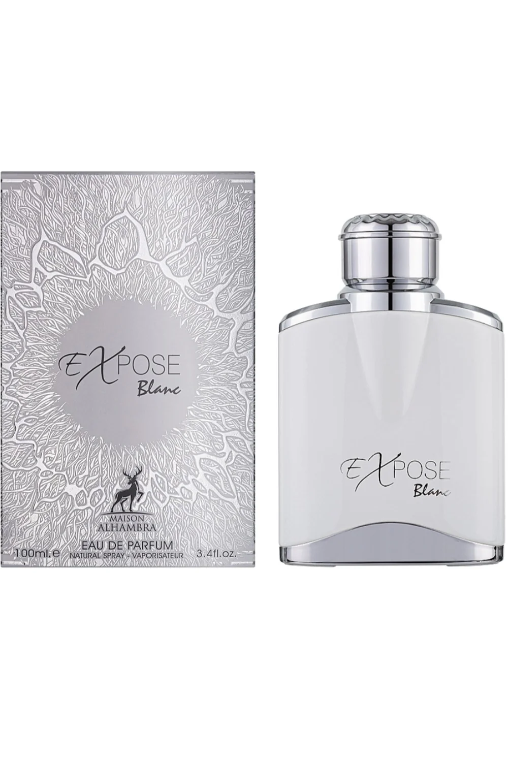 Eau de Parfum Expose Blanc ALHAMBRA 100mL - Maison Alhambra Perfumes Dubaï
