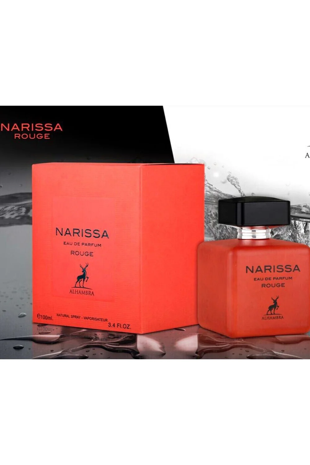 Eau de Parfum Narissa Rouge ALHAMBRA 100mL - Maison Alhambra Perfumes Dubaï - Image 3