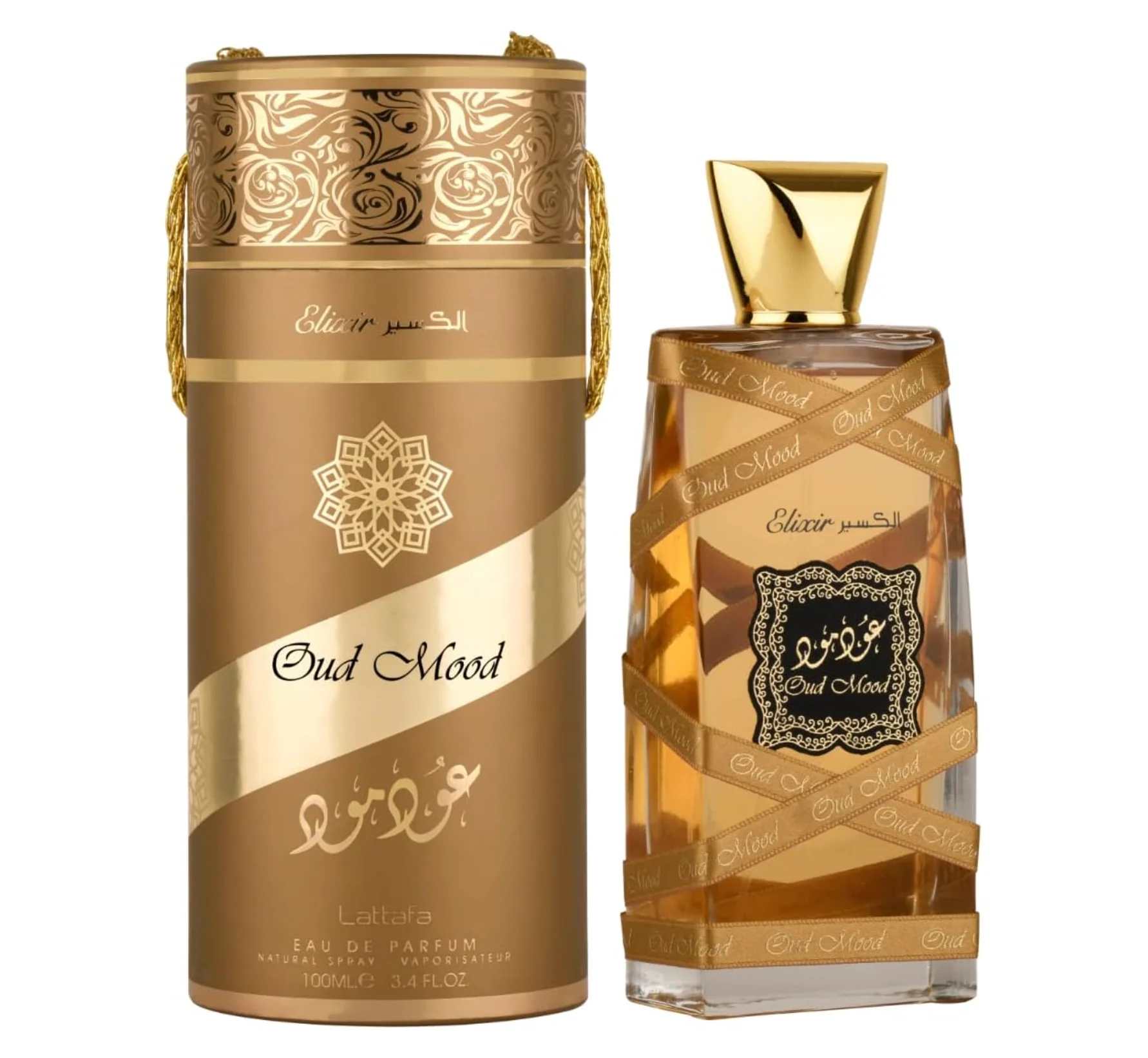 Eau de Parfum Oud Mood Elixir 100mL - Lattafa Perfumes Dubaï