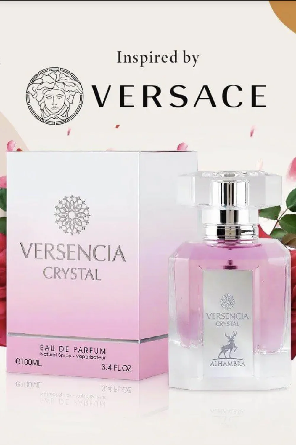 Eau de Parfum Versencia Crystal ALHAMBRA 100mL - Maison Alhambra Perfumes Dubaï - Image 3