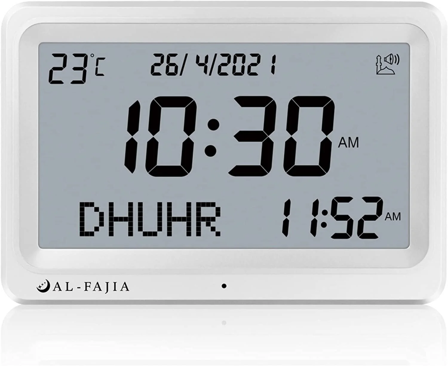Horloge Adhan AL-FAJIA FAJ-113 Horloge (NOUVEAU MODELE) 8 sons de prière Azan - Image 4
