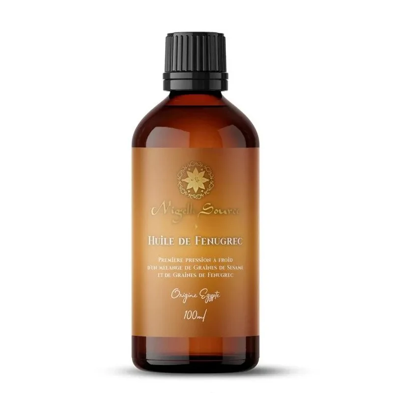 Huile de Fenugrec d’Égypte 100ml Usage Alimentaire - Nigelle Source