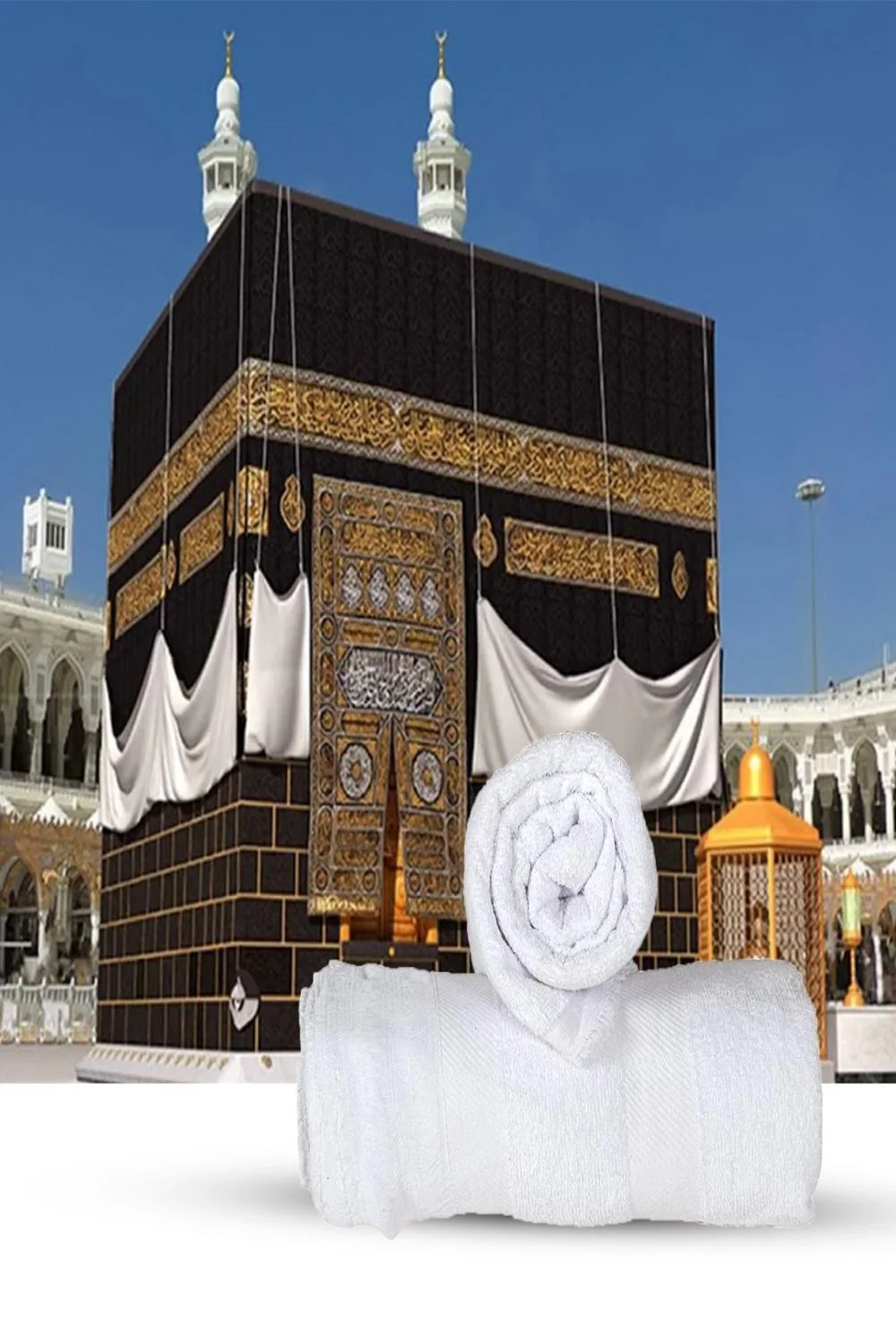 IHRAM pour Hajj et Omra 100 % Coton Égyptien – Sans Bouton – SAFWA - Image 7