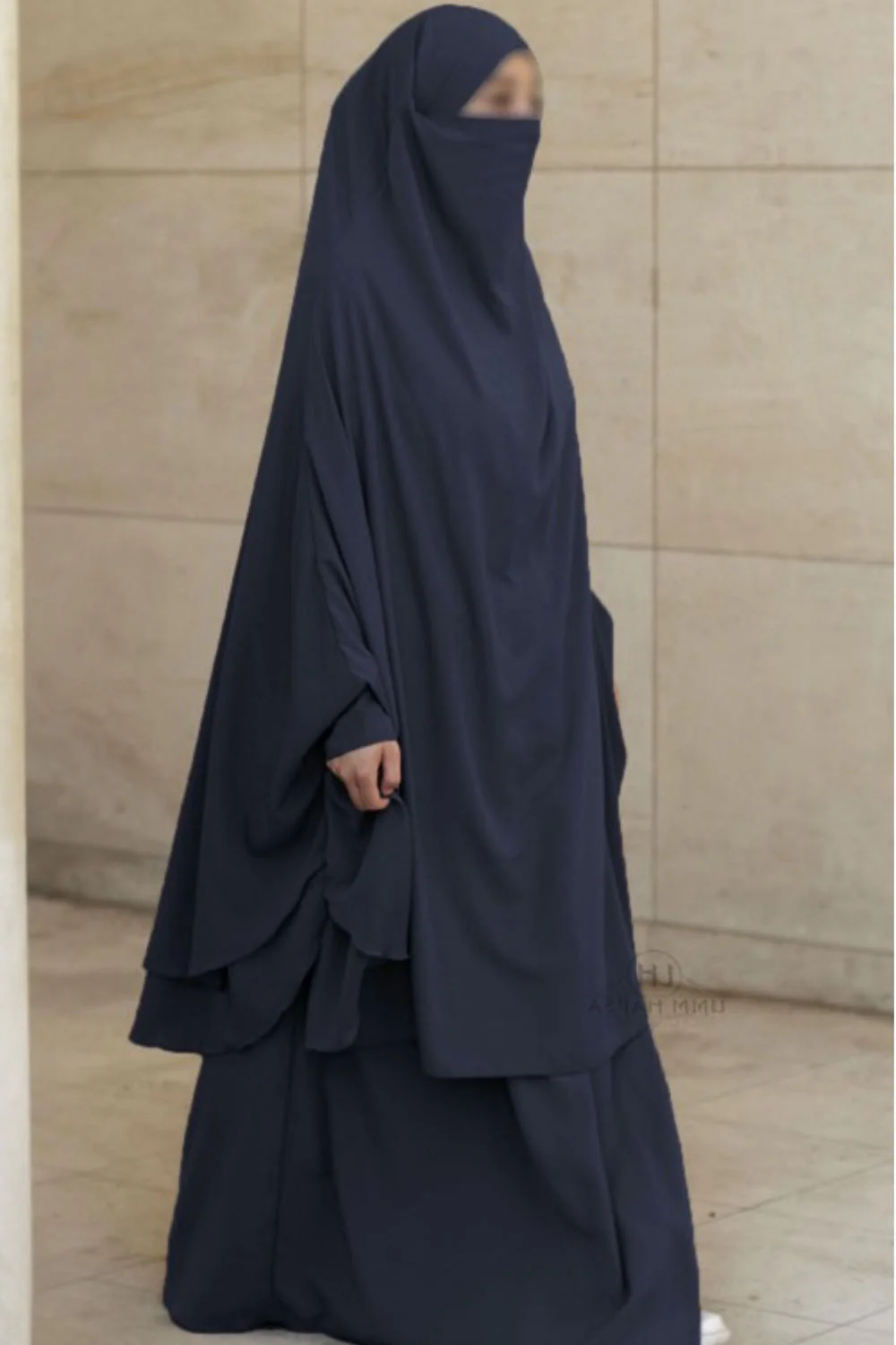 Jilbab Amira 2 voiles Umm Hafsa