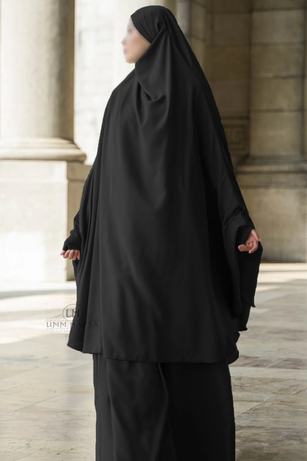 Jilbab Amira 2 voiles Umm Hafsa - Image 11