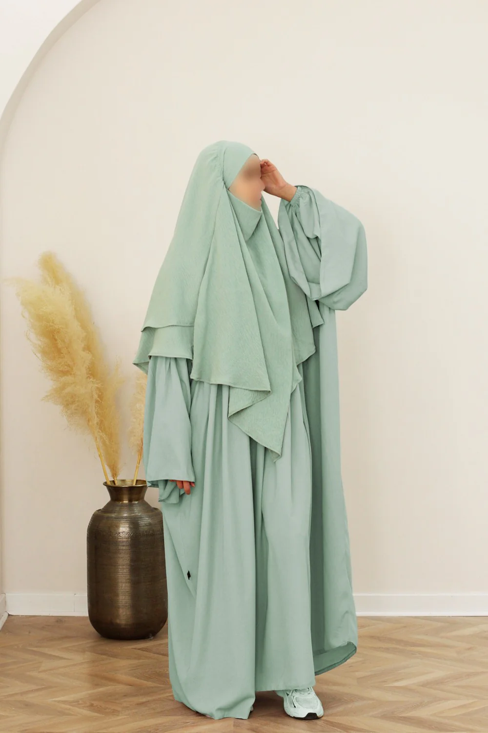 Khimar Jazz 2 voiles - Safwa Collection - Image 9