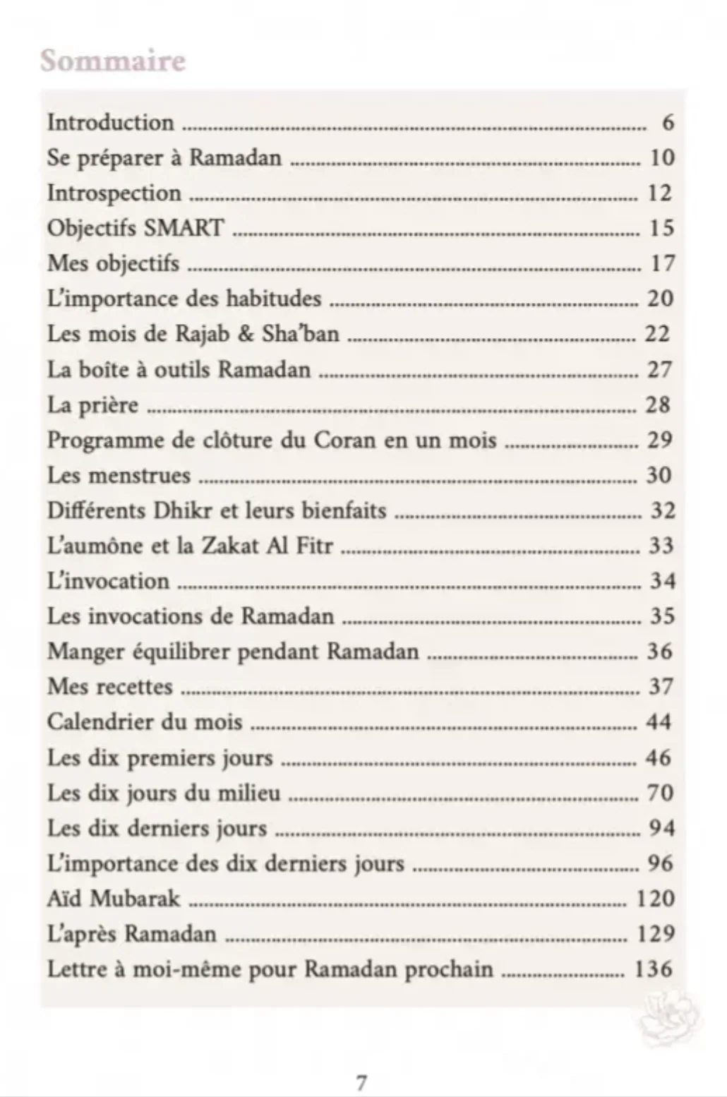 Mon Planner Ramadan Beige - Éditions AL IMAM - Image 4