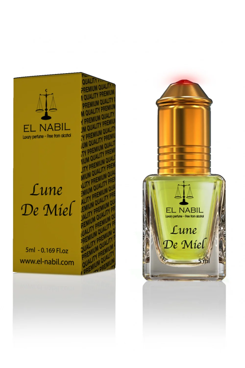 Musc Lune de Miel El nabil 5mL - Extrait de Parfum Sans Alcool - EL NABIL - Image 2