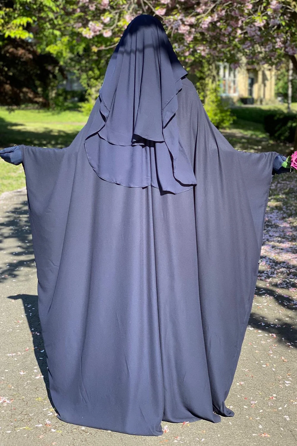 Niqab 3 voiles Casquette 95cm Umm Hafsa - Image 2