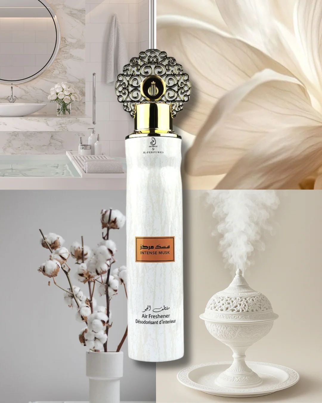 Parfum d'Ambiance Intense Musk Air Freshener 300mL – My Perfumes Dubaï (Arabiyat Prestige) - Image 2