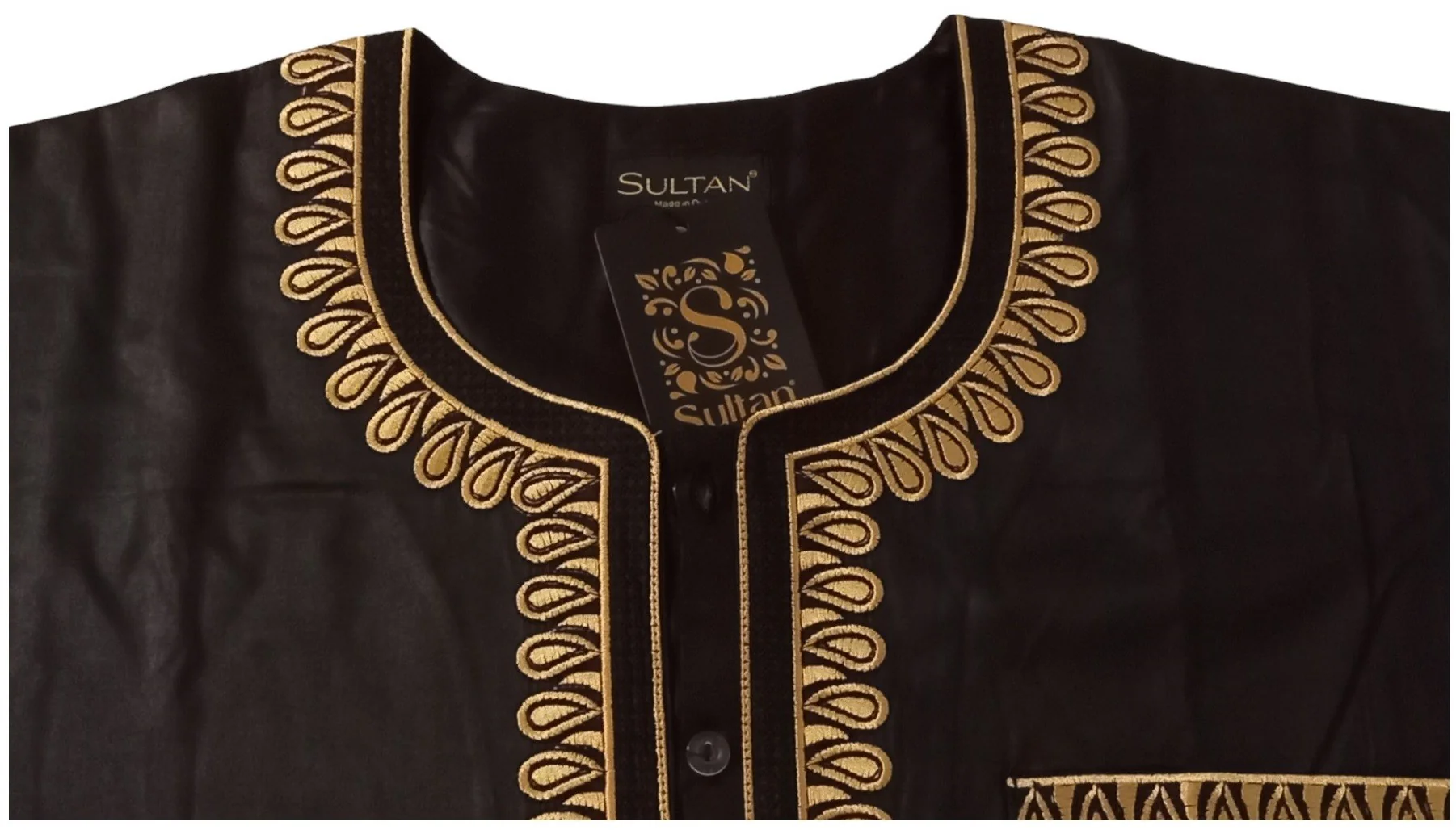 Qamis Sultan Classique Brodé – Manches Longues | Sultan - Image 15