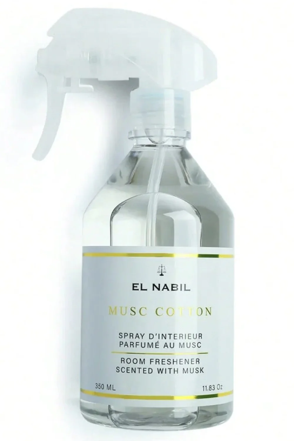 Spray d’Intérieur, Room Freshener Musc Cotton 350mL - El Nabil
