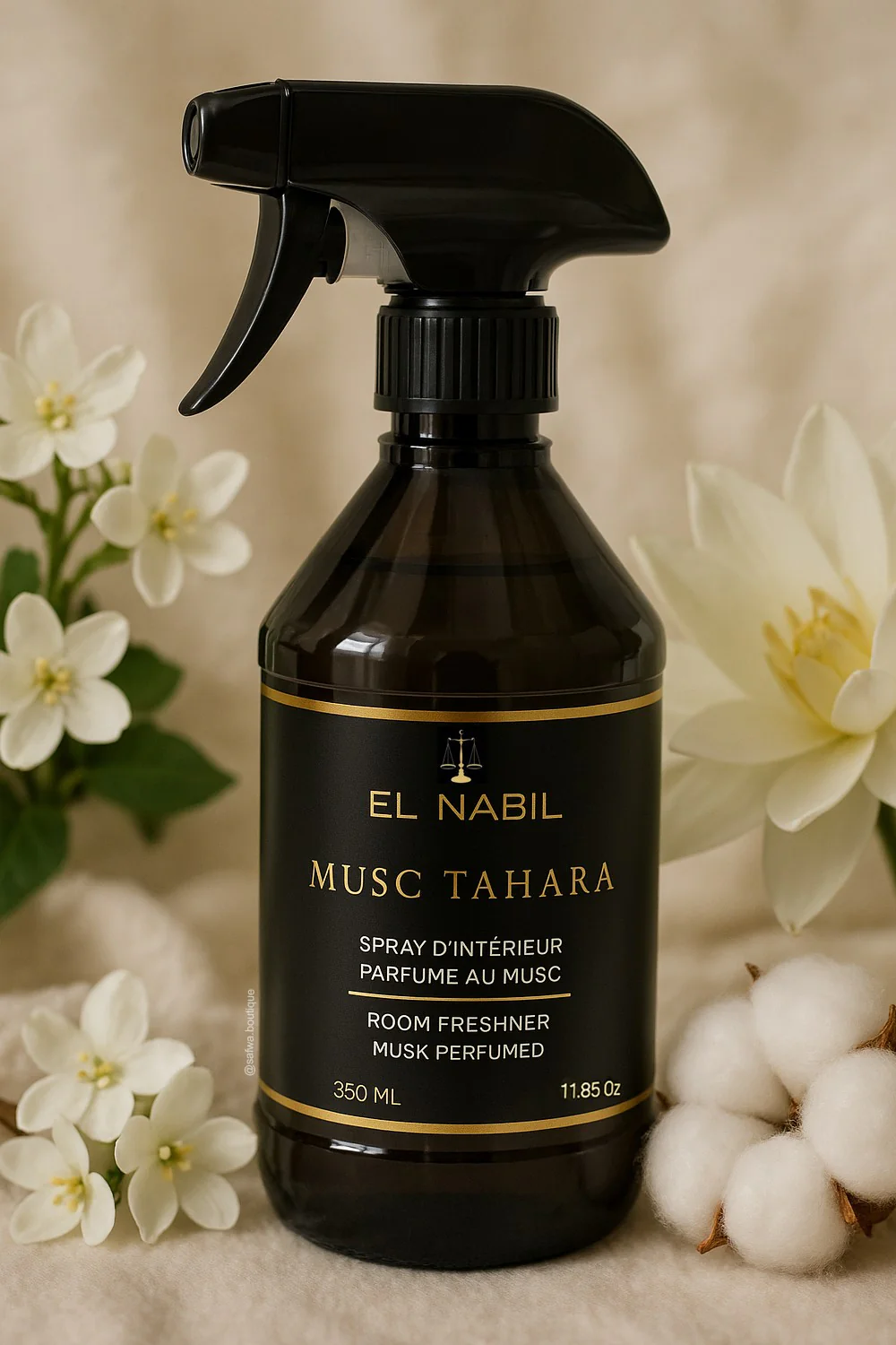 Spray d’Intérieur, Room Freshener Musc Tahara 350mL - El Nabil - Image 2