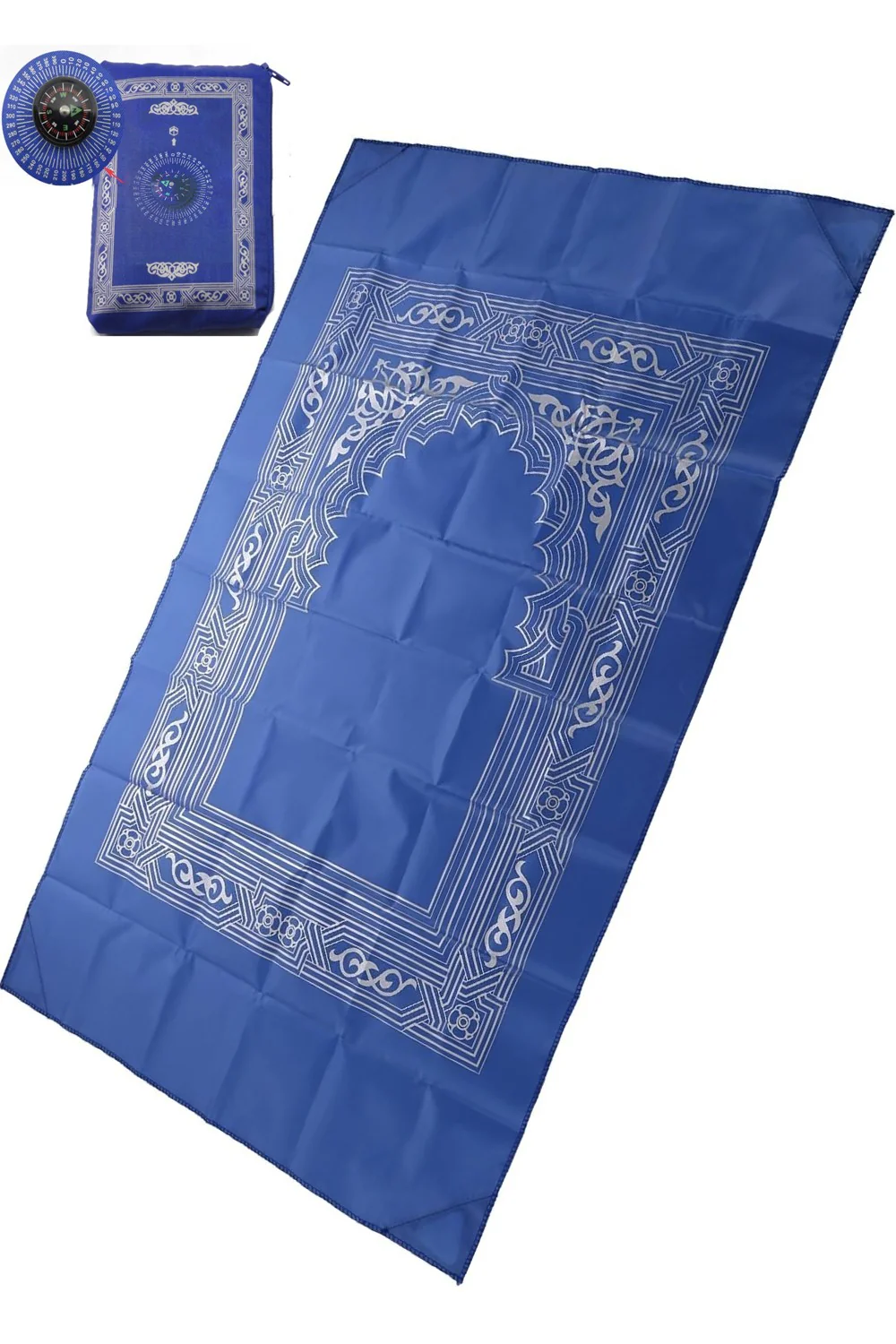 Tapis de prière de poche avec boussole, Sajada de voyage - Image 3