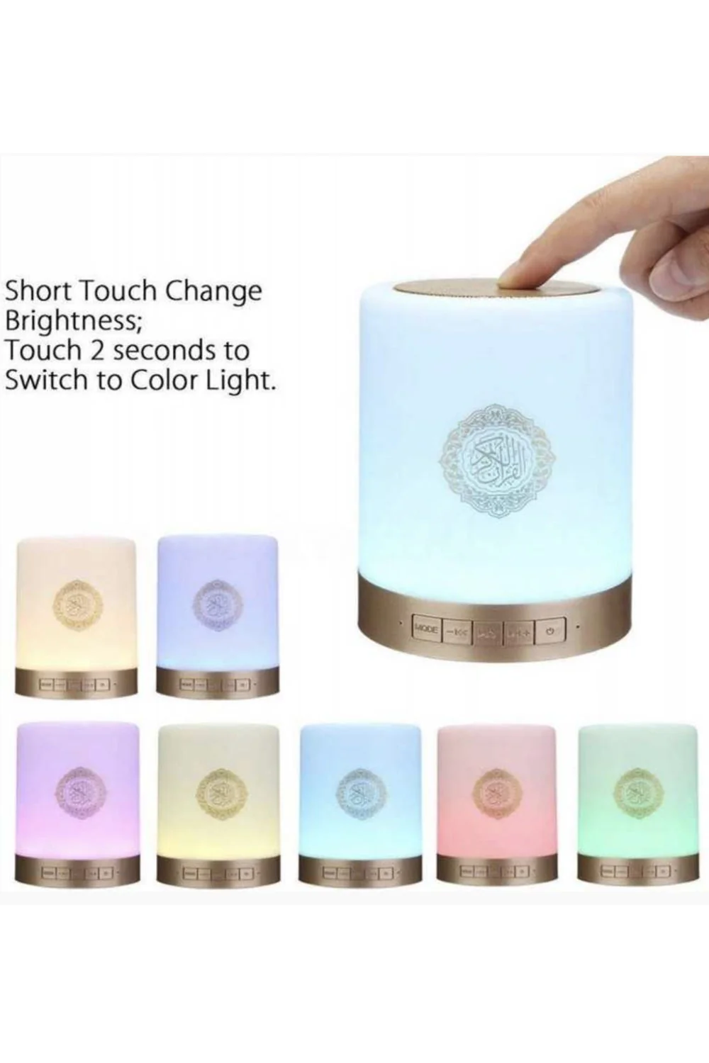 Veilleuse Coranique MP3, Lampe Led Coranique SQ112, Bluetooth avec télécommande - Equantu SQ112 - Image 4